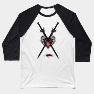 Vicious Heart (Gray) Baseball T-Shirt